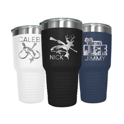 hunting gift for men, personalized hunting tumbler, father's day gift, deer hunting gift, fishing gift for men, gift for