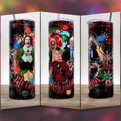 Christmas Gang, Elf, Grinch, Home Alone, Christmas Story, Griswalds, Christmas Tumbler, Christmas Gifts, Gifts Under 25