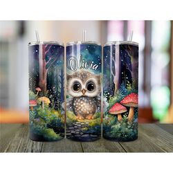 Custom Owl Tumbler | Gift For Mum | Gift For Nan | Friend Birthday Gift