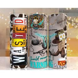 Western Tumbler, Western Cup, Should have came with a warning Tumbler, Cute 20oz Skinny Tumbler, Travel Coffee Mug
