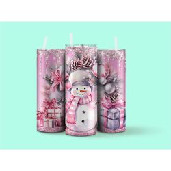 Snowman Christmas cup, Christmas santa tumbler, tumbler with name, custom made cup, Christmas gift, Christmas tumbler, s