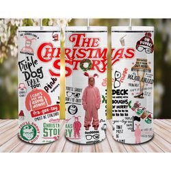 The Christmas story,Comedy, 20 oz Skinny Tumbler Christmas , Christmas Movie Tumbler, Funny Christmas Tumbler, Drink & L