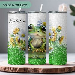 Frog Tumbler Personalized Gift For Frog Lover - Custom Tumbler Gift For Nature Lover Tumbler On Birthday Gift - Cute Fro