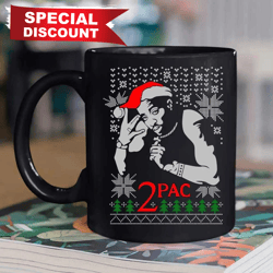 Best Christmas Gifts For 2 Pac Navidad Mug, Merry Christmas, Happy Holidays