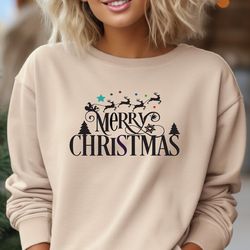 Christmas Gifts,Merry Christmas,Christmas Shirt,Christmas Gift,Holiday Sweatshirt,Gifts for Wife,Gif