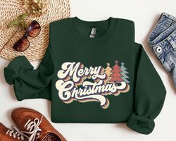 Christmas Sweatshirt, Merry Christmas Sweatshirt, Christmas Shirt for Women, Christmas Crewneck Swea