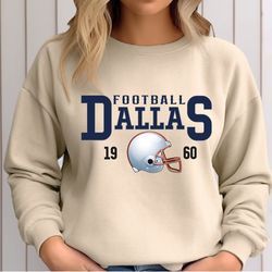 Dallas Football Vintage Style Comfort Colors Sweatshirt,Dallas Football Shirt,Cowboy Sweatshirt,Dall