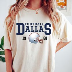 Dallas Football Vintage Style Comfort Colors Tshirt,Dallas Football Shirt,Cowboy Sweatshirt,Dallas S
