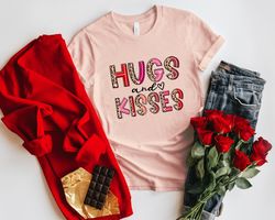 Hugs and Kisses Valentine Shirt, Be Mine Shirt, LOVE Valentines YAll  Shirt, Cute Valentines Day Shi