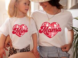 Mama Valentines Shirt,Mini Valentines Shirt,Mamas Girl Valentines Shirt,Leopard Mama Shirt, Leopard