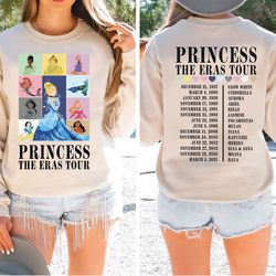 Princess The Eras Tour Disney Sweatshirt, Disney Trip Sweater, Christmas Sweater,Gifts for Sister,Gi