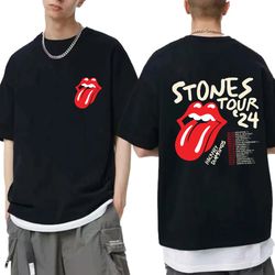 Rolling Stones 2024 Hackney Diamonds Tour Shirt, Rolling Stones Band Fan Shirt, Rolling Stones 2024