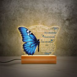 Personalized Memorial Butterfly Night Light For Gift, Personalized Gift, Gift For Lover