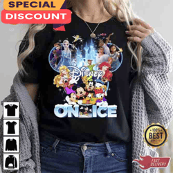 Disney On Ice 2024 Unisex Tee Shirt, Gift For Her, Gift For Him, Lover Gift