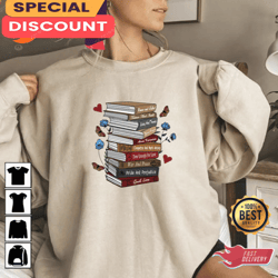 The Most Popular Romantic Books Cute Valentine Shirt, Gift For Her, Gift For Him, Lover Gift