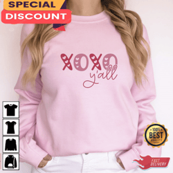 XOXO yall Valentines Day Hot Shirt, Gift For Her, Gift For Him, Lover Gift