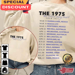 1975 At Their Very Best Tour 2023 Two SIdes Shirt, Gift For Fan, Music Tour Shirt
