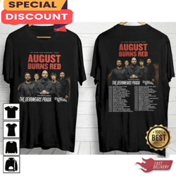 2 Side August Burns Red 2023 Tour Unisex T-shirt, Gift For Fan, Music Tour Shirt