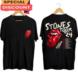 2024 Hackney Diamonds Rolling Stones Tour T Shirt, Gift For Fan, Music Tour Shirt