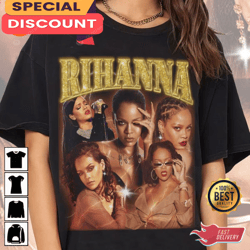 90s Retro Rihanna Badgal Vintage Graphic T-Shirt, Gift For Fan, Music Tour Shirt