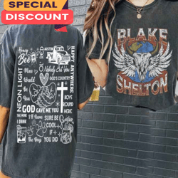 Back To The Honky Tonk Tour 2023 Blake Shelton fan Gift Shirt, Gift For Fan, Music Tour Shirt
