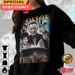 Bruce Springsteen 90s Vintage Inspired The River 2023 Music T-Shirt, Gift For Fan, Music Tour Shirt