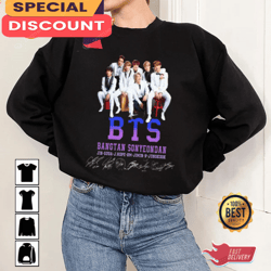 BTS Group Members HOT Designed T-Shirt Corkyshirt com, Gift For Fan, Music Tour Shirt