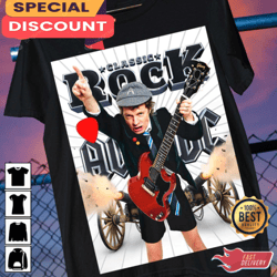 Classic Rock ACDC Metalica Poster Designed T-Shirt, Gift For Fan, Music Tour Shirt