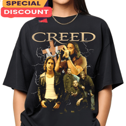creed band shirt vintage rock band, gift for fan, music tour shirt