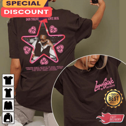 Don Toliver Love Sick Future Tour Concert T-Shirt, Gift For Fan, Music Tour Shirt