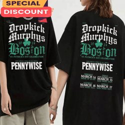 Dropkick Murphys St Patricks Days Celebration 2024 T-shirt, Gift For Fan, Music Tour Shirt