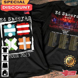 Ed Sheeran Mathematics Tour Australia - US 2023 Unisex Shirt Design, Gift For Fan, Music Tour Shirt