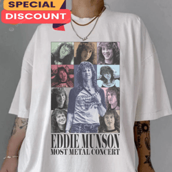 Eddie Munson Most Metal Concert Eras Tour Inspired T-Shirt, Gift For Fan, Music Tour Shirt