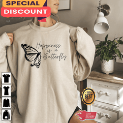 Happiness is a Butterfly Lana Del Rey Shirt, Gift For Fan, Music Tour Shirt