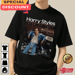 Harry Styles Live On Tour Poster Vintage One Direction Singer T-Shirt, Gift For Fan, Music Tour Shirt
