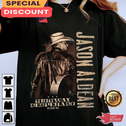 Jason Aldean Highway Desperado Tour Unisex Vintage Inspired T-Shirt, Gift For Fan, Music Tour Shirt