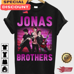 Jonas Brothers Pop Rock Band Trending Music Shirt, Gift For Fan, Music Tour Shirt