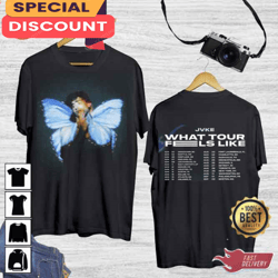 JVKE What Tour Feels Like Golden Hours US Tour 2023 T-Shirt, Gift For Fan, Music Tour Shirt