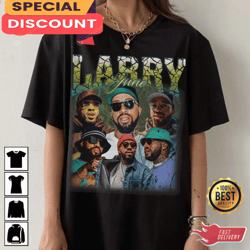 Larry June Larrys Market Run World Tour Vintage Style 90s Unisex Shirt, Gift For Fan, Music Tour Shirt