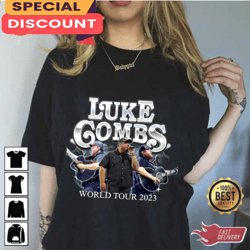 Luke Combs World Tour 2023 T-Shirt, Gift For Fan, Music Tour Shirt