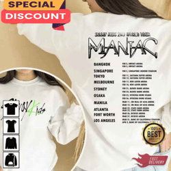 Maniac World Tour 2023 Sweatshirt, Gift For Fan, Music Tour Shirt