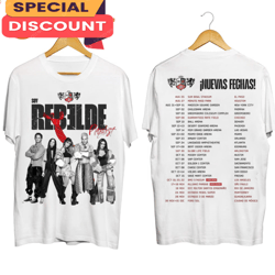 RBD 2023 Merch The Soy Rebelde Tour Dates T-shirt, Gift For Fan, Music Tour Shirt