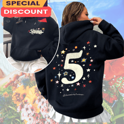 Starry Night 5 Seconds of Summer Pop Rock Band Double Sided Hoodie, Gift For Fan, Music Tour Shirt