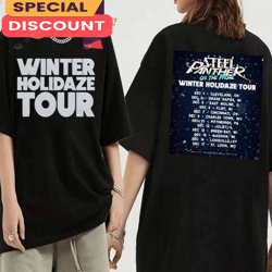 Steel Panther Concert Winter Holidaze Tour 2023 T-shirt, Gift For Fan, Music Tour Shirt