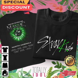 Stray Kids World Tour MANIAC in North America T-Shirt Design, Gift For Fan, Music Tour Shirt
