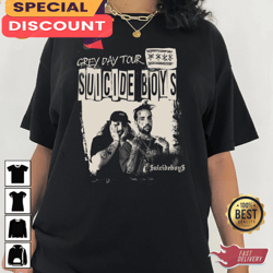 Suicideboys 2023 Grey Day Tour T-shirt, Gift For Fan, Music Tour Shirt