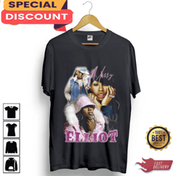 The Missy Elliott Black Vintage Unisex T-Shirt, Gift For Fan, Music Tour Shirt