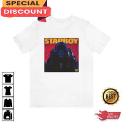 The Weeknd Starboy Unisex Graphic T-Shirt, Gift For Fan, Music Tour Shirt