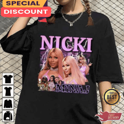 Vintage 90s Style Nicki Minaj Shirt For Fan, Gift For Fan, Music Tour Shirt