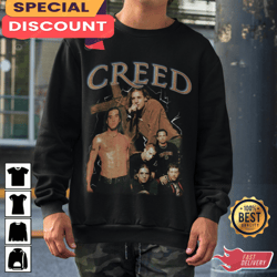 Vintage Creed Band T Shirt, Gift For Fan, Music Tour Shirt